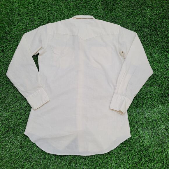 Vintage 80s H-Bar-C Shirt S/M 15.5 20x32 Shirttail USA - Picture 3 of 15